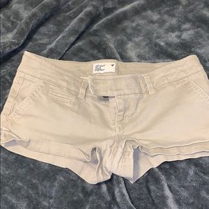 khaki shorts